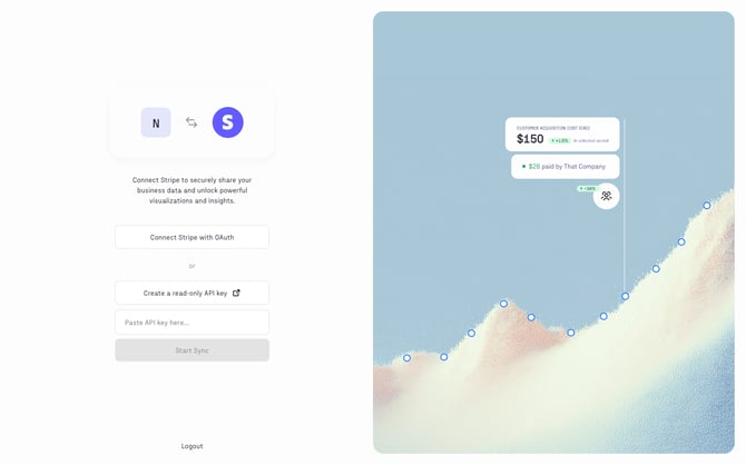Stripe connection options in Metricable
