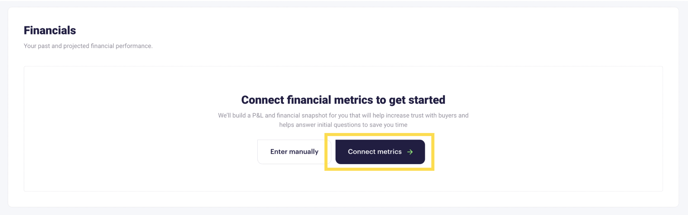 Financials - Connect Metrics