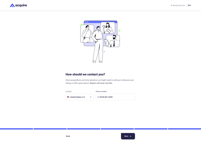 Seller onboarding - phone number