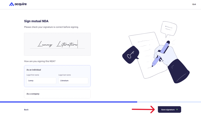 arrow auto sign NDA 2.0