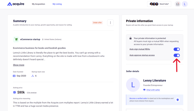 auto-approve buyer 2,0 arrow