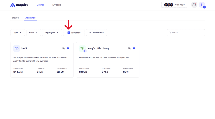 favorite startups 3.1 arrow