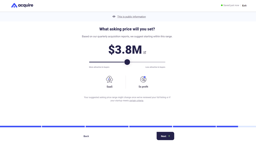 How to set your asking price